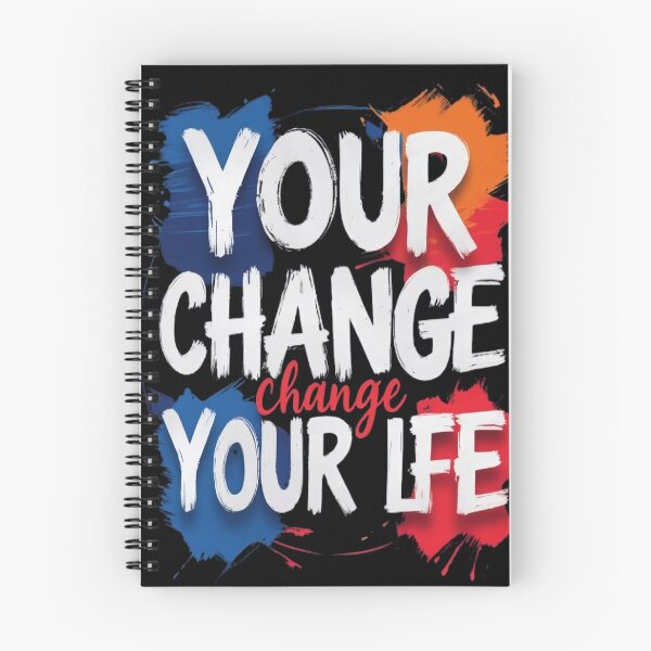 Item preview, Chang your Life motivational quate positive Energy Inspirati brash typogrpny Design  designed and sold by FunkyPatakha.