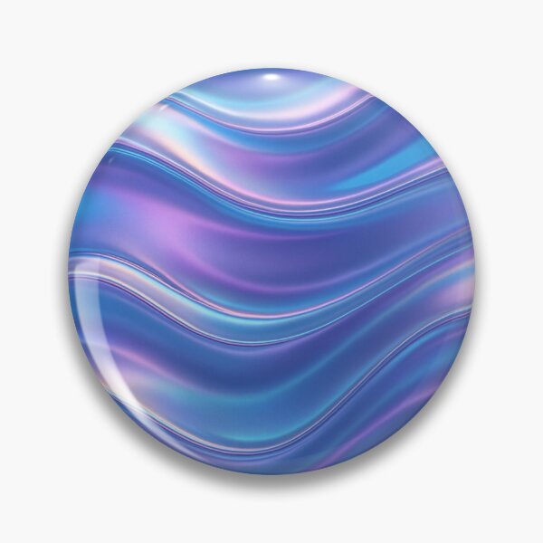 Item preview, Futuristic Metallic Holographic Waves designed and sold by mindmadecrafts.