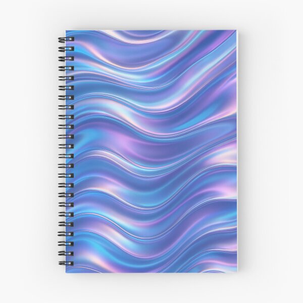 Item preview, Futuristic Metallic Holographic Waves designed and sold by mindmadecrafts.