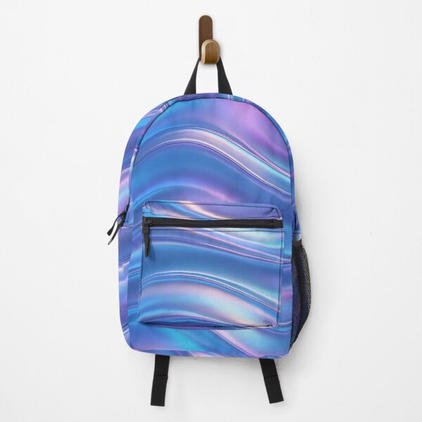 Item preview, Futuristic Metallic Holographic Waves designed and sold by mindmadecrafts.
