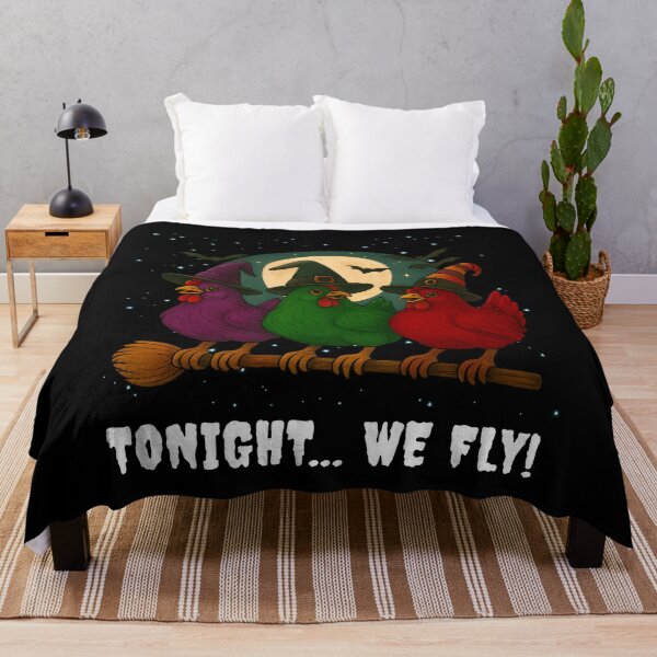 Item preview, Funny Chicken Witchs - Tonight We Fly – Witchy Halloween Chickens designed and sold by Har-vee.
