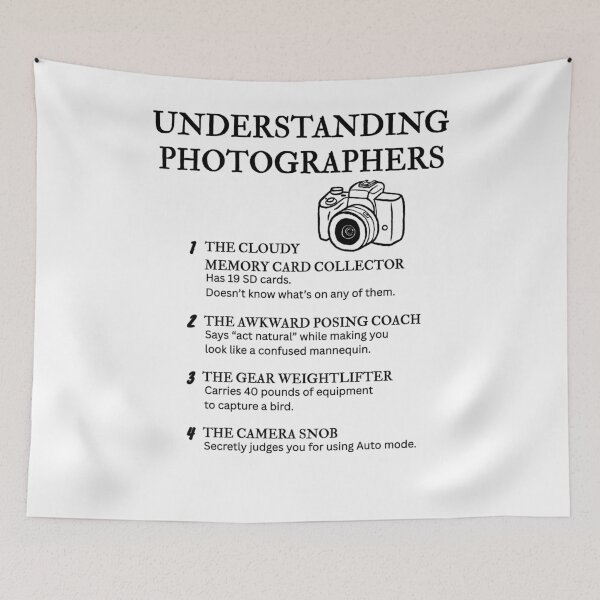 Item preview, UNDERSTANDING PHOTOGRAPHERS – Funny Camera Life Definitions designed and sold by PsyFlow35.