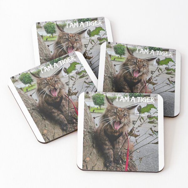 Item preview, I Am a Tiger. I'm not a Mainecoon, I'm a Tiger. designed and sold by Dinasshop.