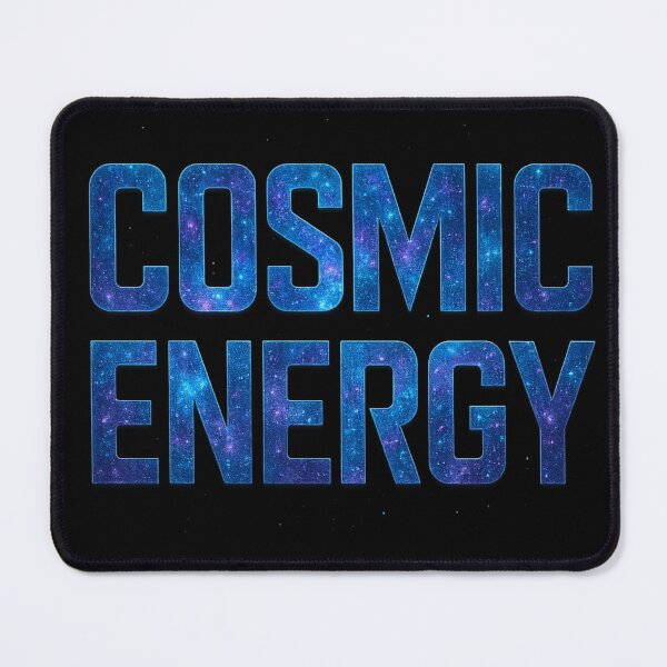Item preview, Cosmic Energy – Galaxy Typography Print designed and sold by NeonCore.
