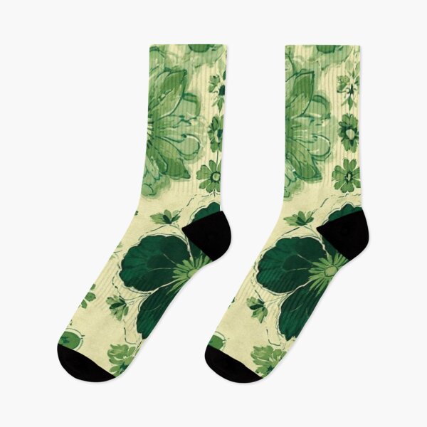Item preview, Vintage Green Botanical Floral Pattern designed and sold by Virtuals1.