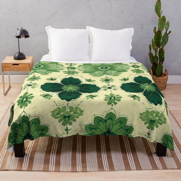 Item preview, Vintage Green Botanical Floral Pattern designed and sold by Virtuals1.