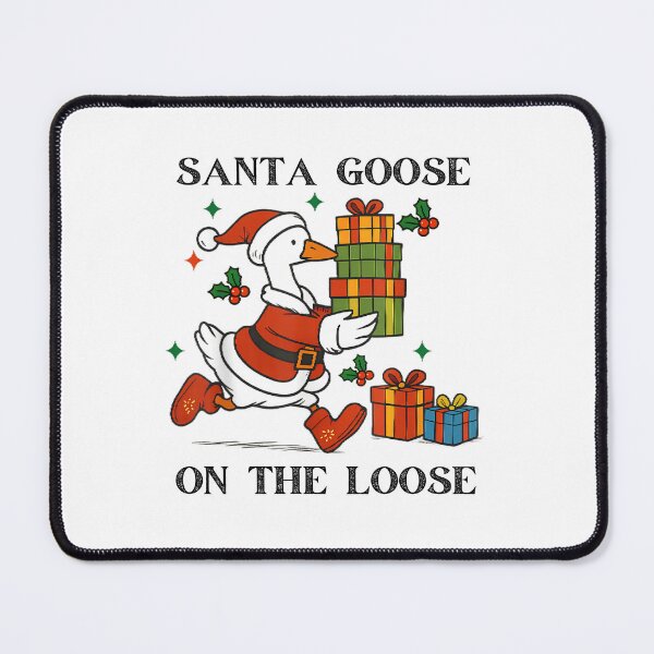 Item preview, Santa Goose On The Loose Merry Goosemas designed and sold by PetPanache.