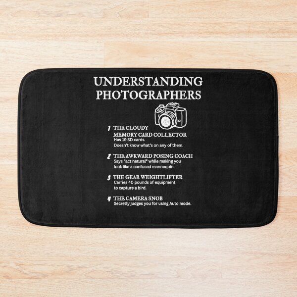 Item preview, UNDERSTANDING PHOTOGRAPHERS – Funny Camera Life Definitions – Black designed and sold by PsyFlow35.