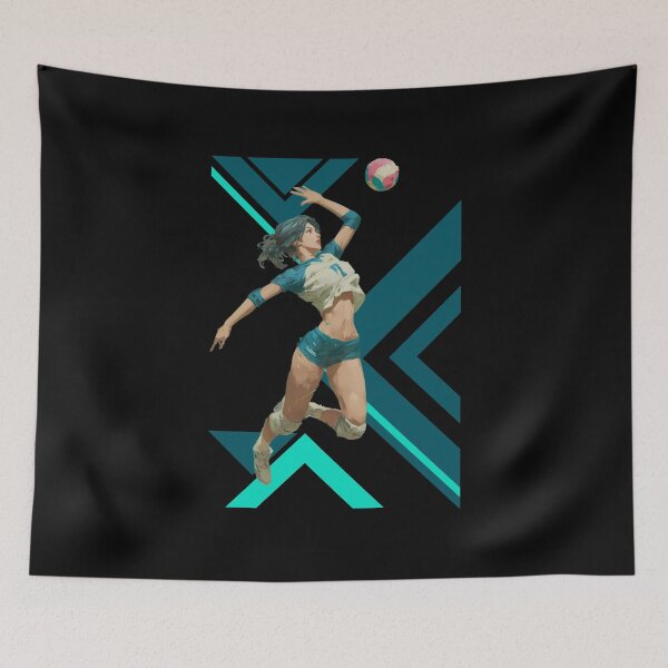 Item preview, Volleyball Hitter Opposite Hitter for Female Athletes designed and sold by daila70.