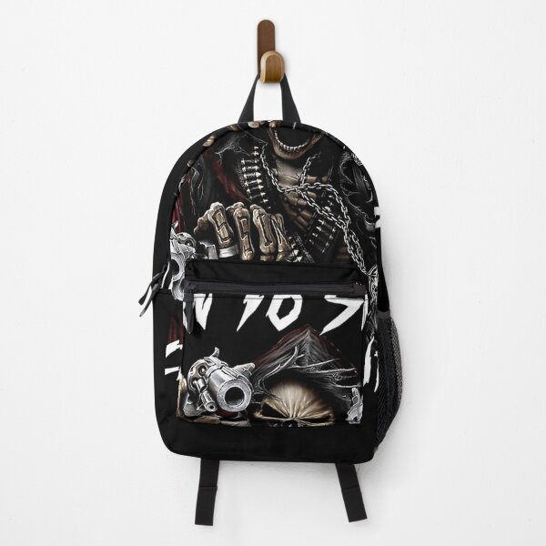 Item preview, Born To Shit Forced To Wipe 2 Funny Skull Badass Skeleton With Guns Meme designed and sold by NatsuRippe.