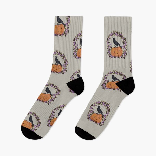 Item preview, Halloween Crow and Pumpkin   designed and sold by lauragraves.