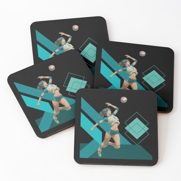 Item preview, Women’s Volleyball Spiker Opposite Hitter with Geometric Art designed and sold by daila70.
