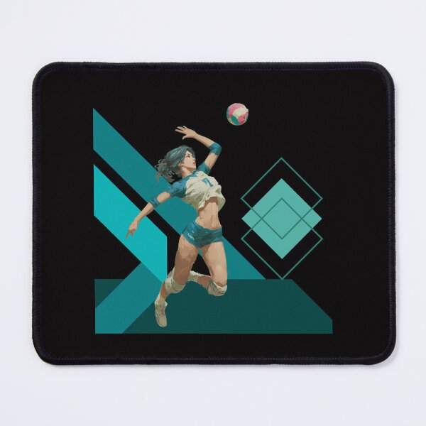 Item preview, Women’s Volleyball Spiker Opposite Hitter with Geometric Art designed and sold by daila70.