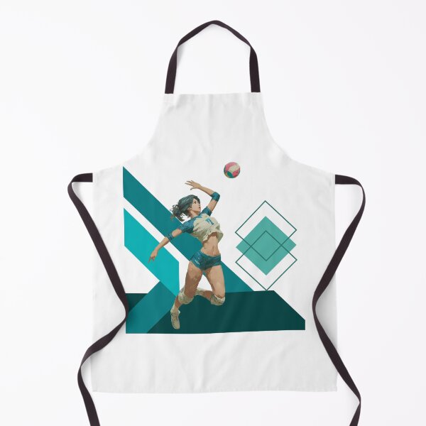 Item preview, Women’s Volleyball Spiker Opposite Hitter with Geometric Art designed and sold by daila70.