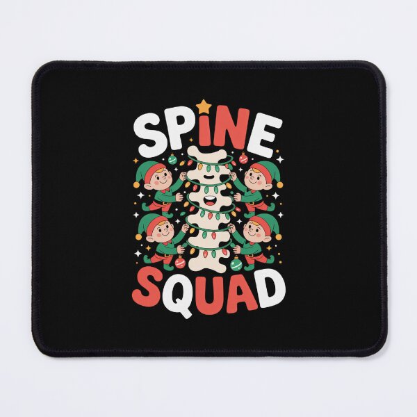 Item preview, Spine Elf Squad Funny Osteopathy Christmas designed and sold by osteopath shop.