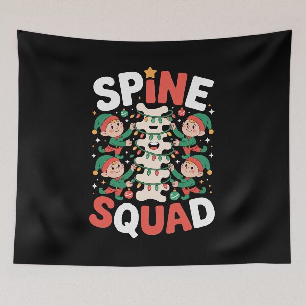 Item preview, Spine Elf Squad Funny Osteopathy Christmas designed and sold by osteopath shop.