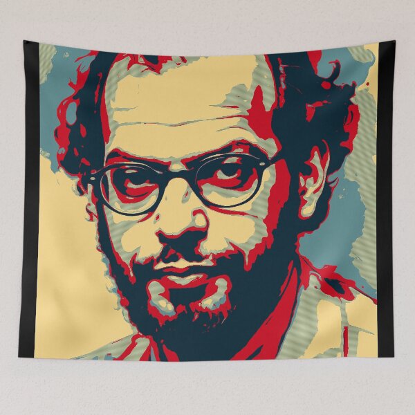 Item preview, Allen Ginsberg Howl Poet The Beat Generation Original Art designed and sold by KALEIDOSCOPE UK.