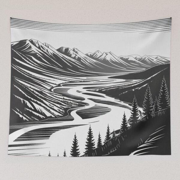 Item preview, Yukon River - alaska lover designed and sold by DamioPolArt.