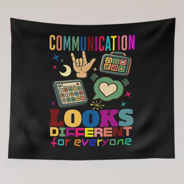 Item preview, Communication Looks Different designed and sold by Belarte.shop.