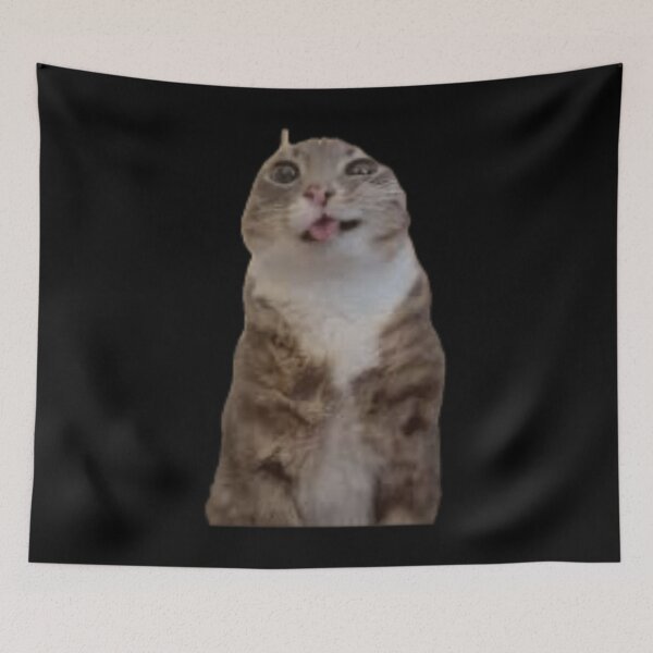 Item preview, Meme del gato Rigby designed and sold by InscoreStela.