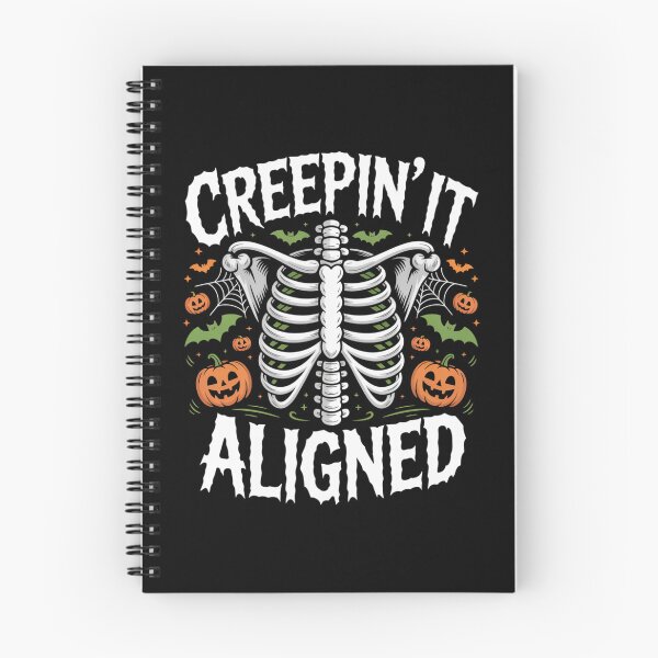 Item preview, Creepin It Aligned Funny Osteopathy Halloween designed and sold by osteopath shop.
