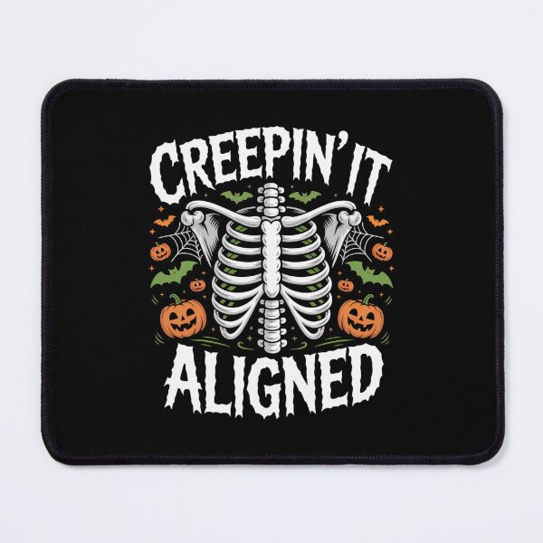 Item preview, Creepin It Aligned Funny Osteopathy Halloween designed and sold by osteopath shop.