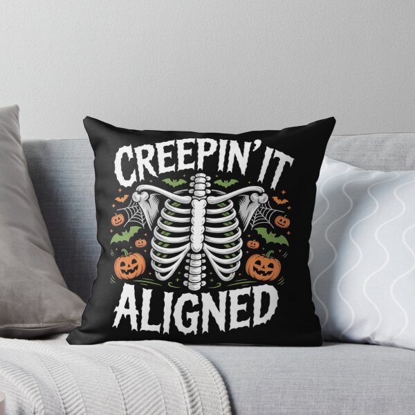 Item preview, Creepin It Aligned Funny Osteopathy Halloween designed and sold by osteopath shop.