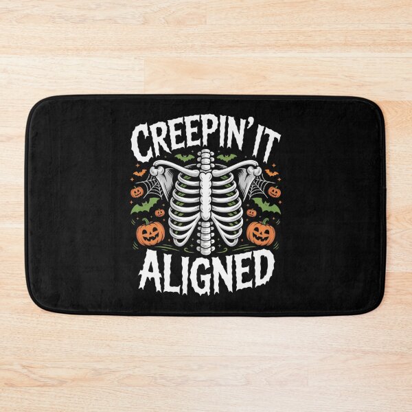 Item preview, Creepin It Aligned Funny Osteopathy Halloween designed and sold by osteopath shop.