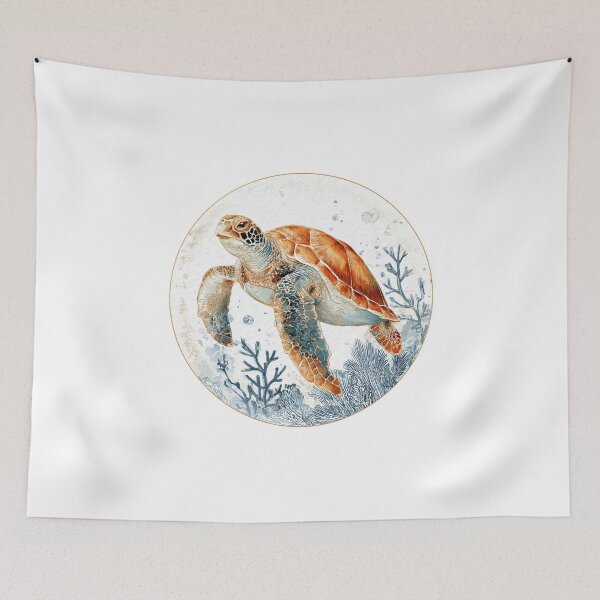 Item preview, Vinage Turtle at Sea  designed and sold by GoblinForge.
