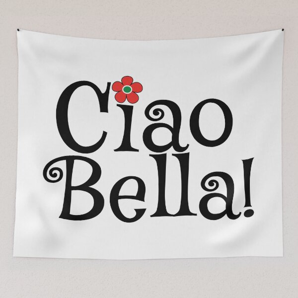 Artikelvorschau, Ciao Bella, italienisches Blumendesign entworfen und verkauft von Freshinkshop.