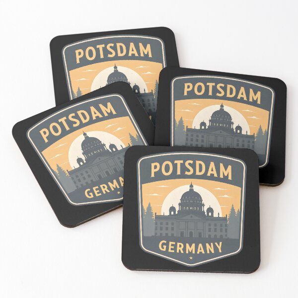 Item preview, Potsdam Germany Emblem – Minimalist Landmark Silhouette Vintage Travel Logo Design designed and sold by VividOrganica.