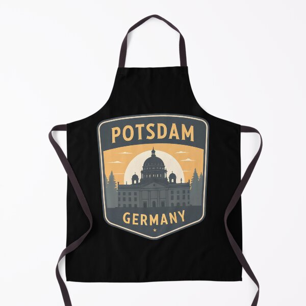 Item preview, Potsdam Germany Emblem – Minimalist Landmark Silhouette Vintage Travel Logo Design designed and sold by VividOrganica.