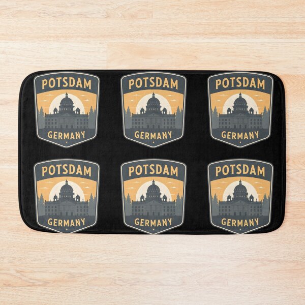 Item preview, Potsdam Germany Emblem – Minimalist Landmark Silhouette Vintage Travel Logo Design designed and sold by VividOrganica.