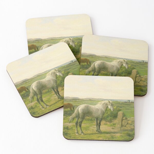 Item preview, Horses Near the Seaside designed and sold by tomorrowsart.