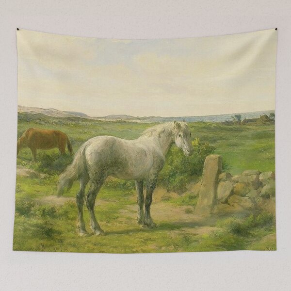 Item preview, Horses Near the Seaside designed and sold by tomorrowsart.