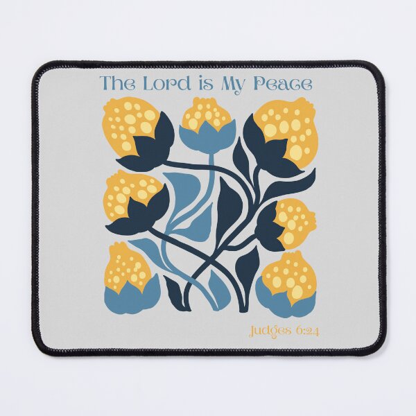Item preview, The Lord Is My Peace – Judges 6:24 Vintage Boho Floral Christian Aesthetic designed and sold by Ausra789.