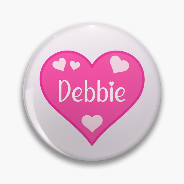 Item preview, Debbie Name Pink Heart  designed and sold by Jeallan Designs.