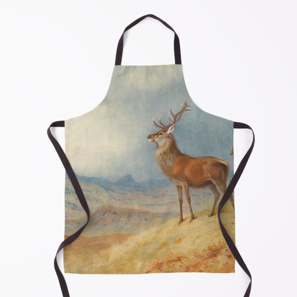 Item preview, Red Deer in a Highland Landscape designed and sold by tomorrowsart.