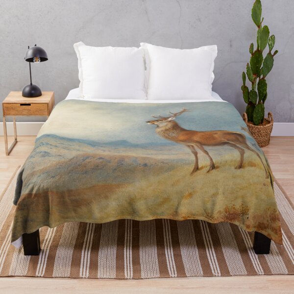 Item preview, Red Deer in a Highland Landscape designed and sold by tomorrowsart.