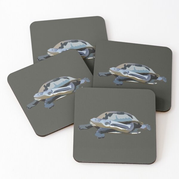 Item preview, L is for Long Necked Turtle , Long Necked Turtle Collection | Reptile Art & Nature Designs designed and sold by PrettylittlepastelUk.