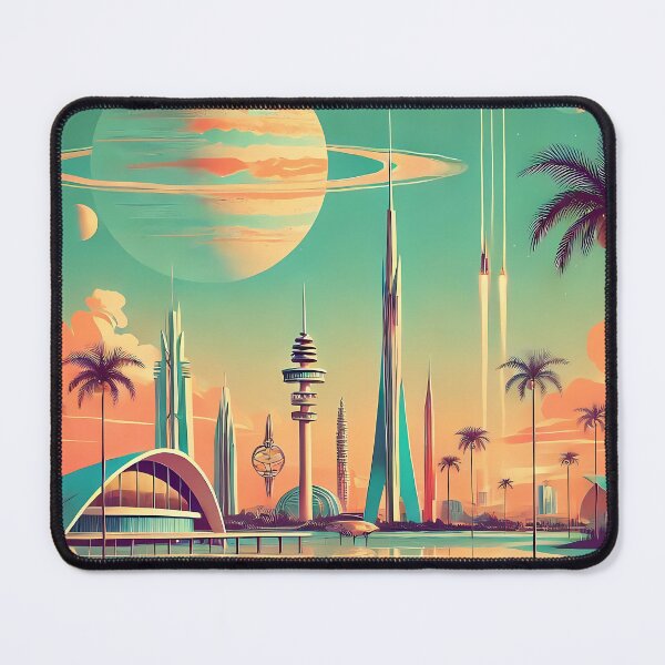 Item preview, Retro Atomic Futuristic Space Age New Florida designed and sold by Lee Hiller Designs.
