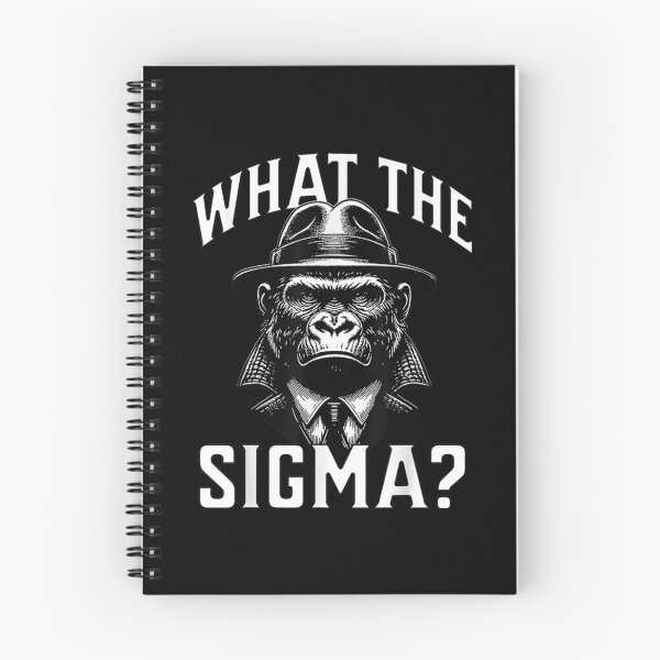 Item preview, What The Sigma Ironic Meme Brainrot Quote Shirt For Gorilla Lovers Funny Gift designed and sold by NatsuRippe.