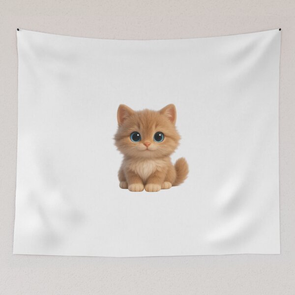 Item preview, Fluffy Beige Cat designed and sold by DelightWear.