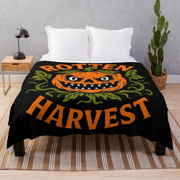 Item preview, Rotten Harvest – Spooky Halloween Pumpkin designed and sold by marielmoreya.
