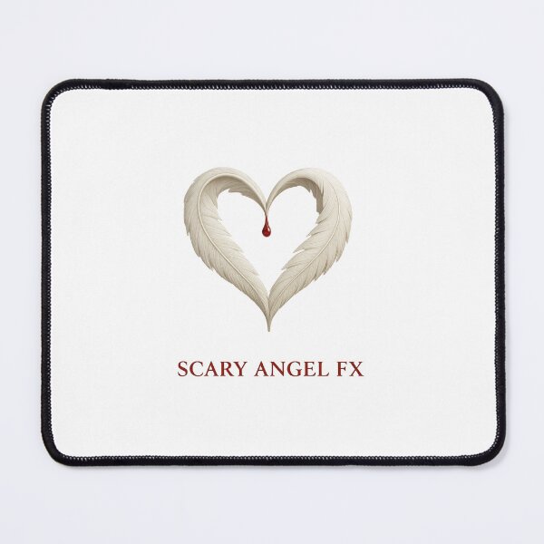 Item preview, Beauty and Blood – Angel Feather Heart with Blood | Scary Angel FX Collection designed and sold by Scaryangelfx.
