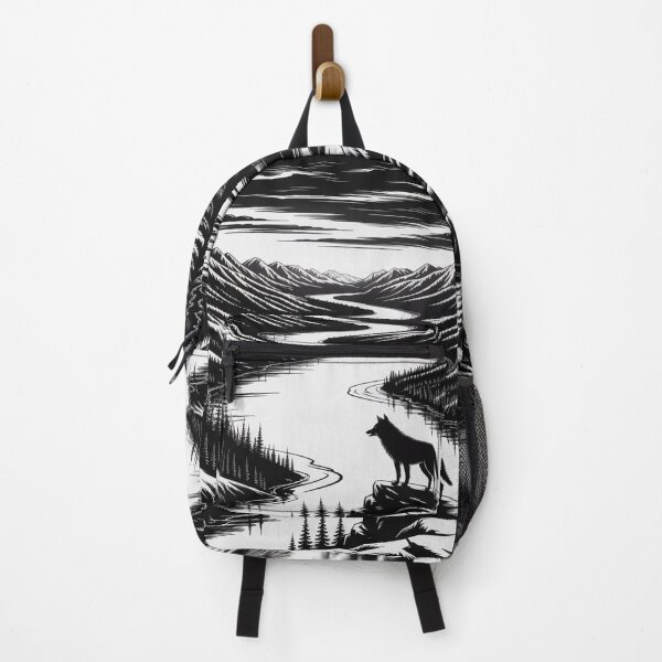 Item preview, Yukon River - Wolf and nature designed and sold by DamioPolArt.