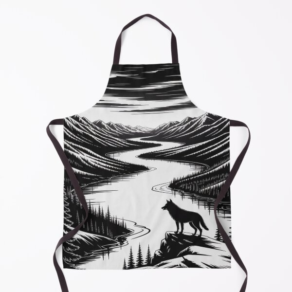 Item preview, Yukon River - Wolf and nature designed and sold by DamioPolArt.