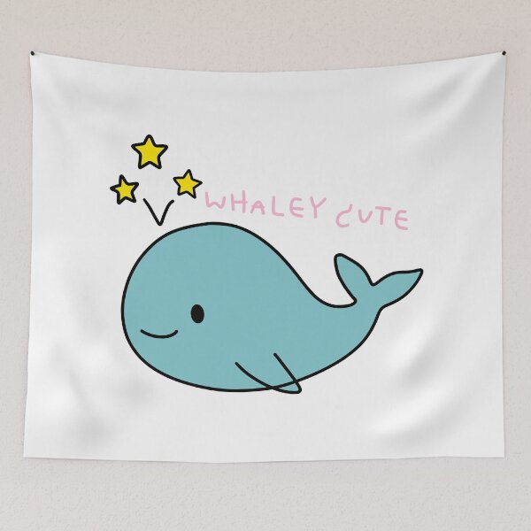 Item preview, Whaley Cute Whale with Stars designed and sold by DD Draw.