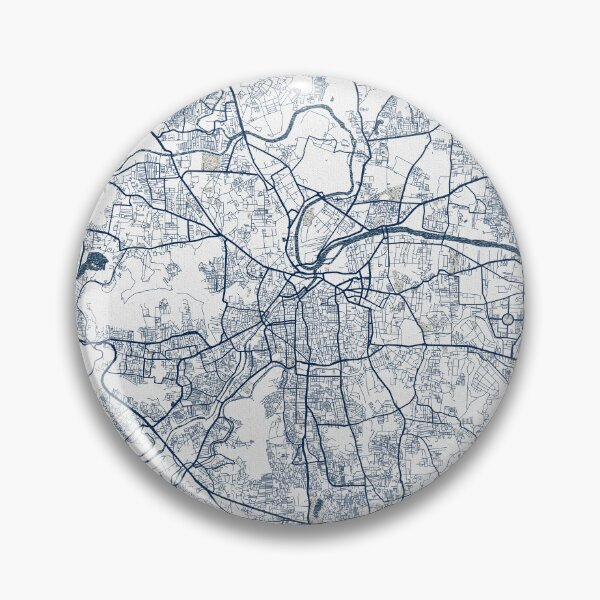 Item preview, Pune City Map of Maharashtra, India - Coastal designed and sold by deMAP.