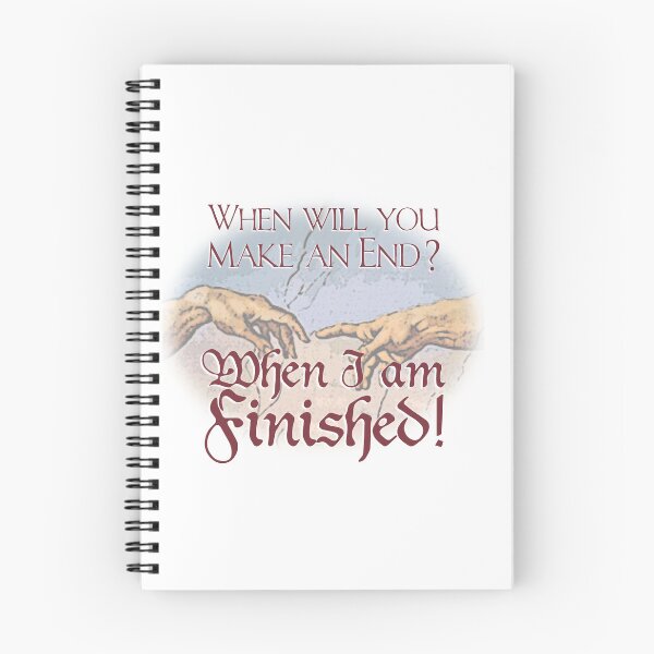 Item preview, Michelangelo Buonarroti - When will tou make an end? designed and sold by TitanicTownArts.